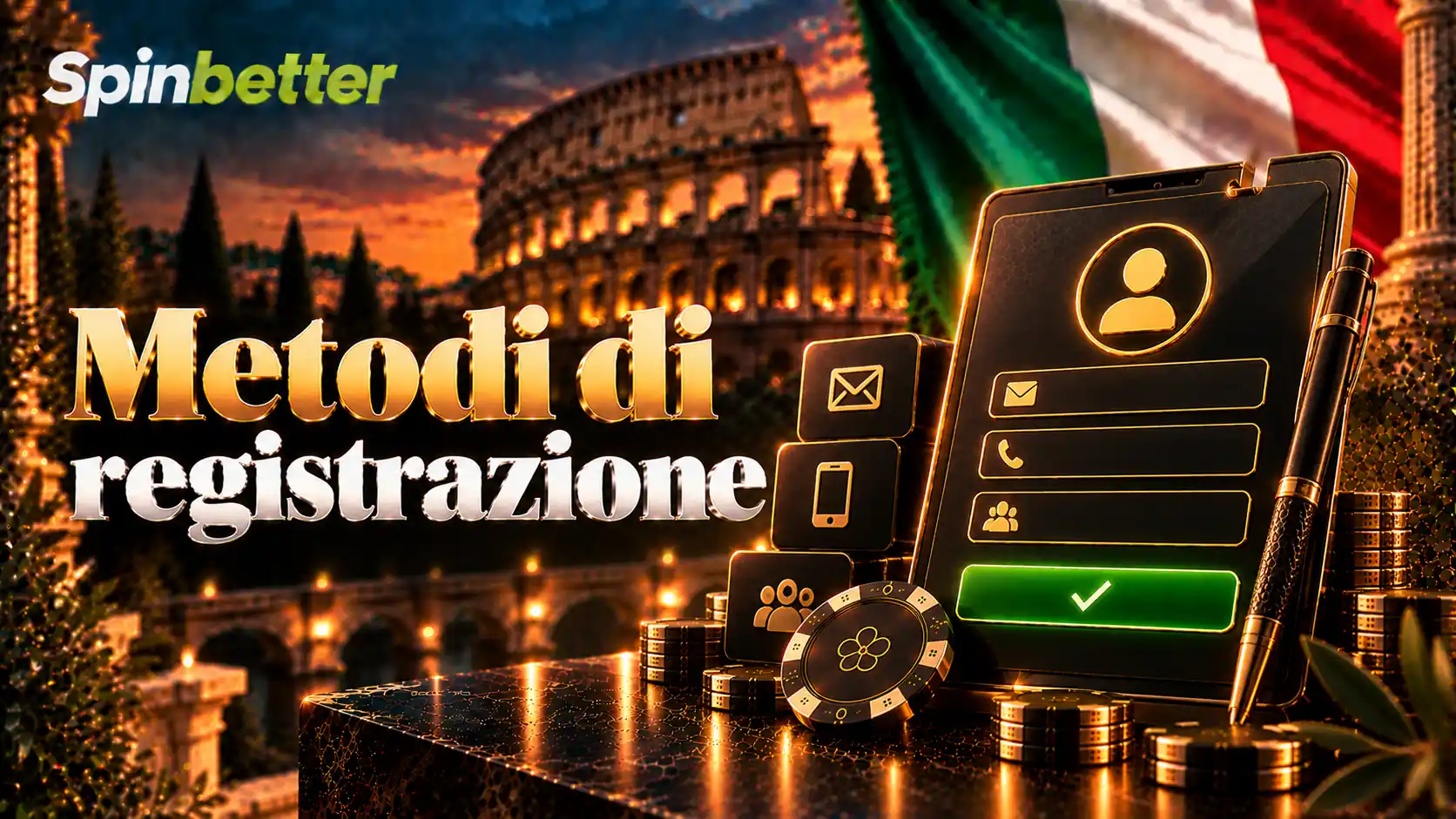 Le quattro vie della SpinBetter registration